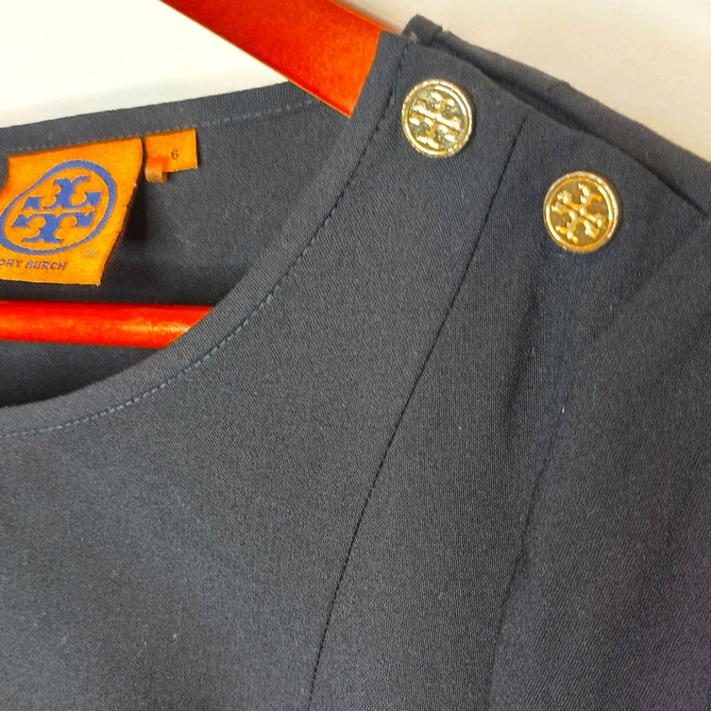 Tory Burch Black Tuxedo Dress 6